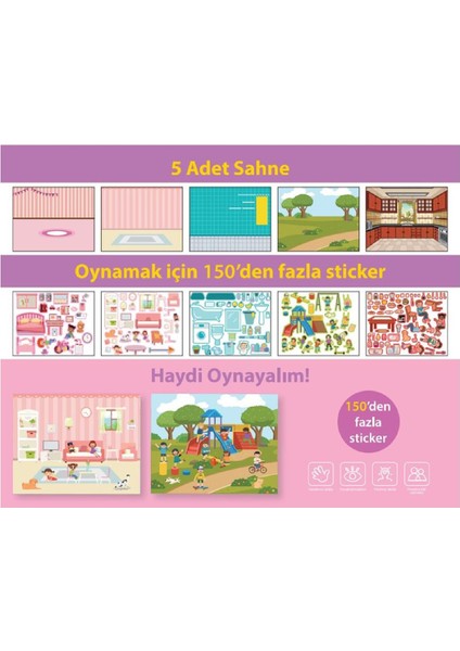 Tekrar Kullanılabilen Sticker Pad Günlük Hayat (LS-602) fırsatları