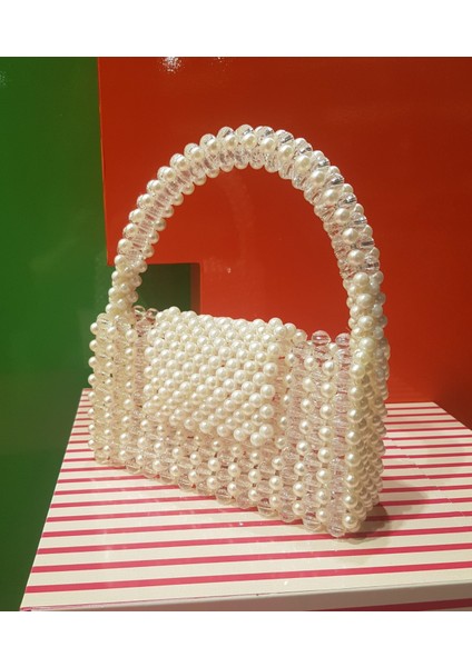 El Örmesi - İnci Zarafetiyle El Çantası- Günlük ,Özel Gün (Nikah,Düğün) fiyatları