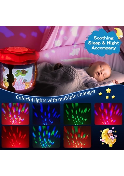 Etkileşimli Okyanus Müzikal Projektör Mavi fırsatları