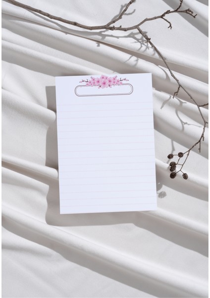 A6 Pinterest Sakura-5 Çek-Kopar Notepad, Memopad, Note Defteri, To Do List