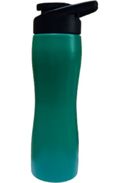 Yeşil 750ML Paslanmaz Çelik Matara Sporcu Kapaklı fiyatları