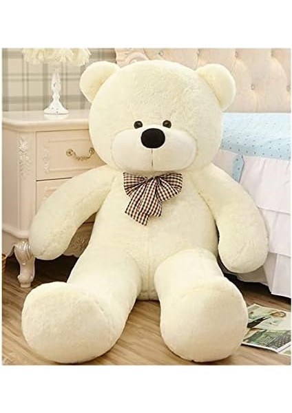Özel Hediye - 140 cm Papyonlu Peluş Ayıcık. 140CMAYI (Beyaz) fiyatları