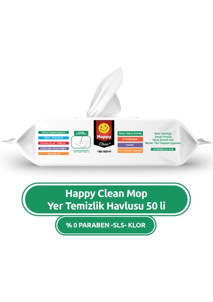 Mop Yer Temizlik Havlusu 50 Li
