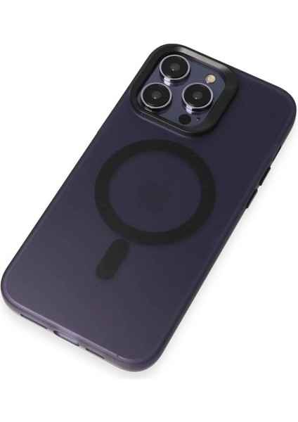 Joko iPhone 14 Pro Kılıf Mateks Magsafe Kapak - Derin Mor