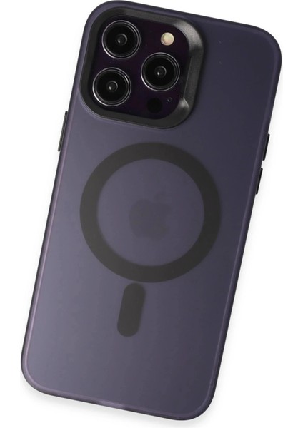 Joko iPhone 14 Pro Kılıf Mateks Magsafe Kapak - Derin Mor modelleri