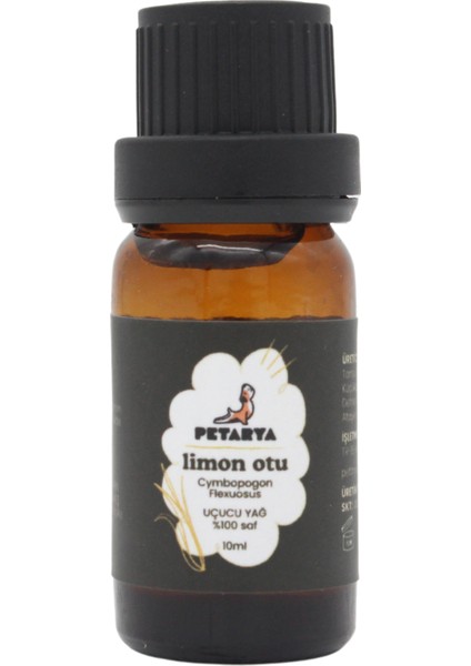 %100 Saf Uçucu Limon Otu Yağı Cymbopogon Flexuosus Oil - 10ml