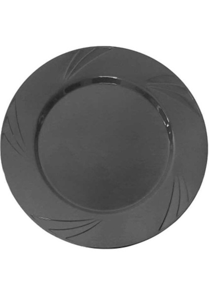 Siyah 22,5 cm 6'lı Şık ve Zarif Porselen Tabak Seti fiyatları