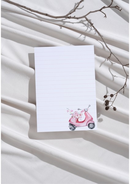 A6 Pinterest Sakura-10 Çek-Kopar Notepad, Memopad, Note Defteri, To Do List