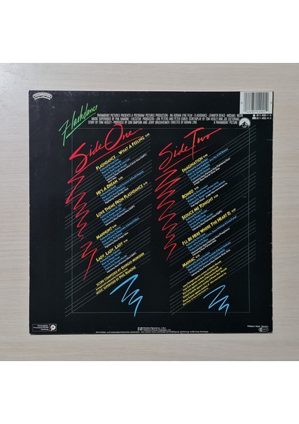 Flashdance - Soundtrack - 1983 - Dönem Baskı Plak - Longplay - Lp fiyatları