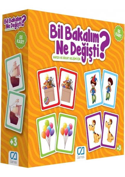 5109 Ca Games, Bil Bakalım Ne Değişti? / +3 Yaş modelleri
