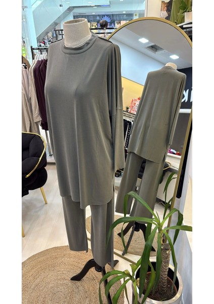Modal Kumaş Fresh Takim 7126 Haki indirimleri