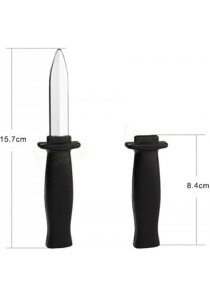 Bej Renkli Plastik Şaka Bıçağı Eğlenceli Parlak Tasarım fiyatları