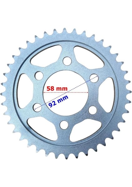 Rks Srk 125-R Arka Dişli 43T (Diş) modelleri