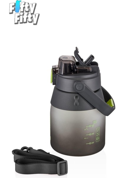 1000ML Softtouch Su Matara, Askılı, Çift Kullanım, Pipetli/pipetsiz, Siyah fiyatları