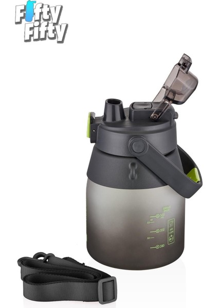 1000ML Softtouch Su Matara, Askılı, Çift Kullanım, Pipetli/pipetsiz, Siyah modelleri