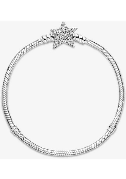 Asimetrik Yıldız Klipsli Bileklik Charm Taşıyıcı fırsatları