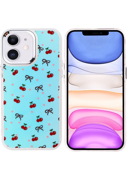 iPhone 11 Kılıf Airbag Tasarımlı Nua Hadra Kapak - Kiraz