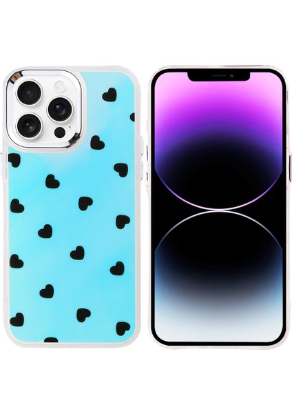 iPhone 14 Pro Max Kılıf Airbag Tasarımlı Nua Hadra Kapak - Kalp