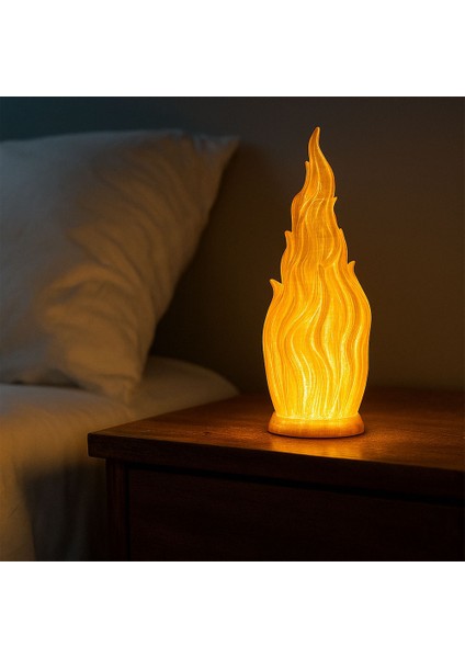 Alev Şeklinde Dekoratif Gece Lambası fırsatları