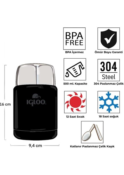 Renkli 500ML Çelik Yemek Termosu, ve Şık Seyahat Matara fiyatları