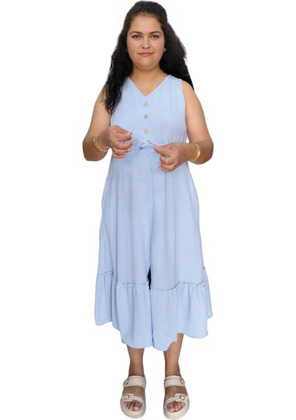 Kolsuz Beli Bağcıklı Midi Boy Cepli Esnek Ayrobin Elbise fırsatları