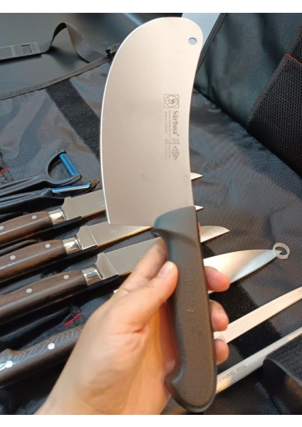 Sürbisa Çantalı Aşçı Gastronomi Handmade Bıçak Seti 9'lu Set indirimleri