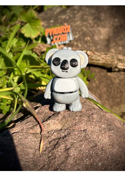 Oyuncak Koala- Eucalyptus Ormanlarının Tıknaz Sakini🐨🌿 3D Hareketli Organik Model- Orta Boy modelleri