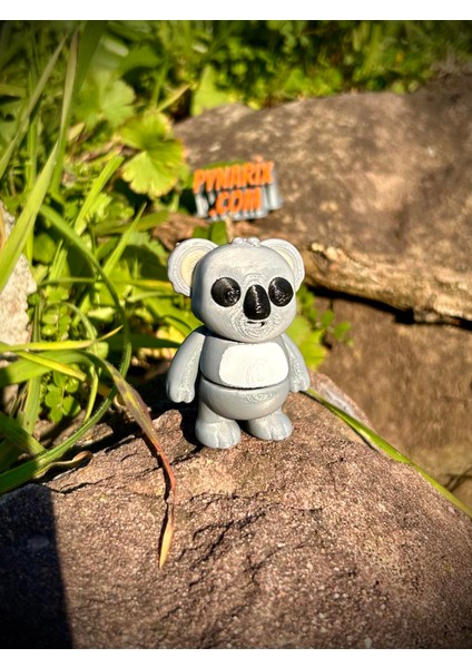 Oyuncak Koala- Eucalyptus Ormanlarının Tıknaz Sakini🐨🌿 3D Hareketli Organik Model- Orta Boy fırsatları