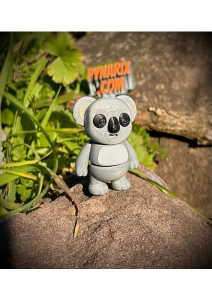 Oyuncak Koala- Eucalyptus Ormanlarının Tıknaz Sakini🐨🌿 3D Hareketli Organik Model- Orta Boy indirimleri