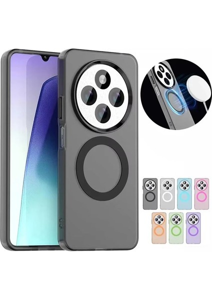 Poco C75/XIAOMI Redmi 14C Uyumlu Şeffaf Magsafe Destekli Silikon Kılıf - Kamera Lens Korumalı fırsatları