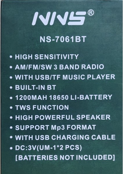 NS-7061 Bs Nostaljik Taşınabilir Radyo indirimleri