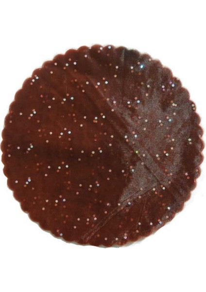 Kahverengi Organze Taşlı Tül 24 Cm, 100 Adet, Renkli, Şık ve Zarif Dekorasyon Ürünü