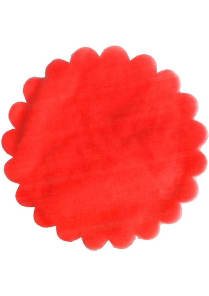 Kırmızı Organze Tül, 26 Cm, 100 Adet, Şık ve Hafif Düğün Dekorasyonu Için