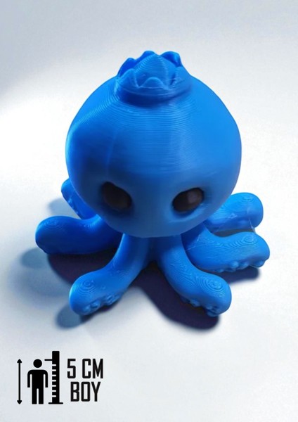 Tung Tung Tung Sahur Bluberini Octopusini - Tung Tung Tung Sahur Brainrot Figürü