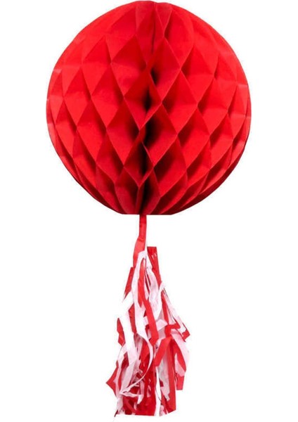 Renkli Süs Petek Püsküllü, Şık ve Canlı Dekorasyon Aksesuarı