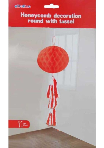 Renkli Süs Petek Püsküllü, Şık ve Canlı Dekorasyon Aksesuarı fiyatları