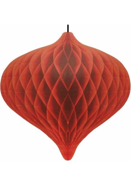 Kırmızı Ponpon Seti, Şık ve Renkli Dekorasyon Aksesuarları Iki Parça