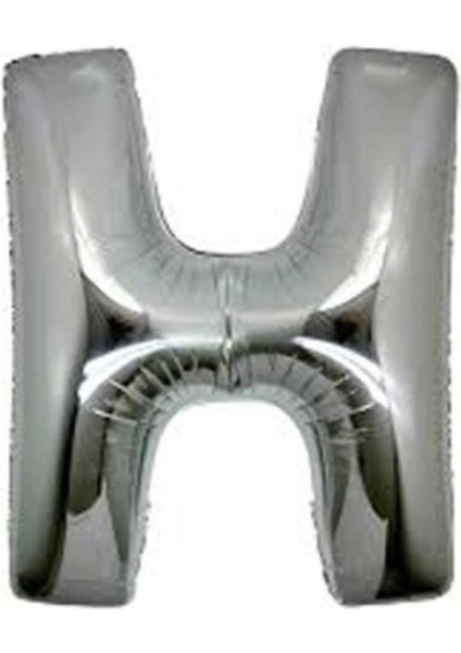 Gümüş Rengi Folyo Balon 1 Metre, Çok Renkli, Şık ve Eğlenceli Dekorasyon Malzemesi