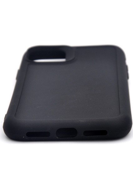 iPhone 11 Uyumlu Düz Renk Esnek Yumuşak Silikon Kılıf Rubber Siyah fırsatları