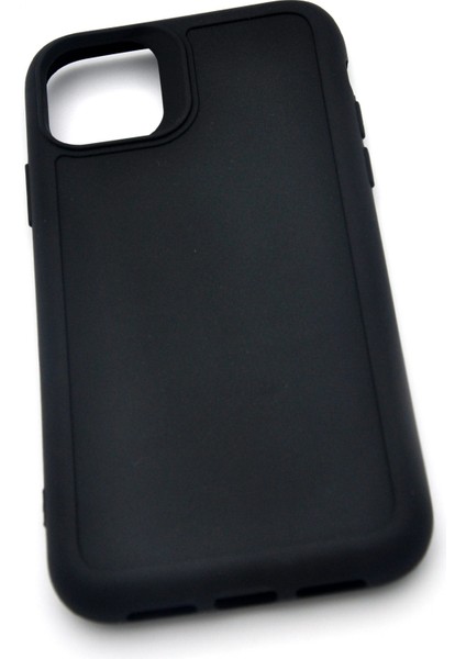 iPhone 11 Uyumlu Düz Renk Esnek Yumuşak Silikon Kılıf Rubber Siyah indirimleri