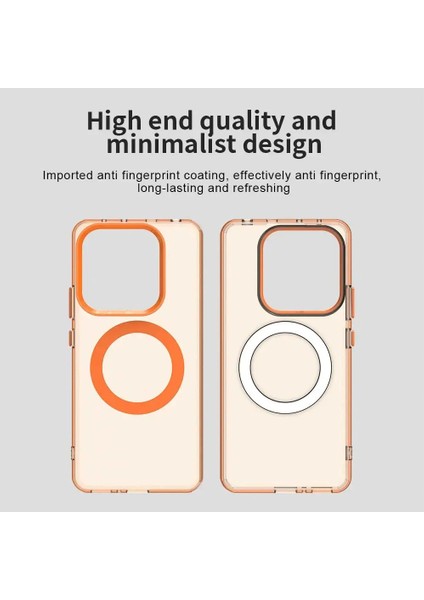Realme C61/REALME C63 Uyumlu Şeffaf Magsafe Destekli Silikon Kılıf - Kamera Lens Korumalı modelleri