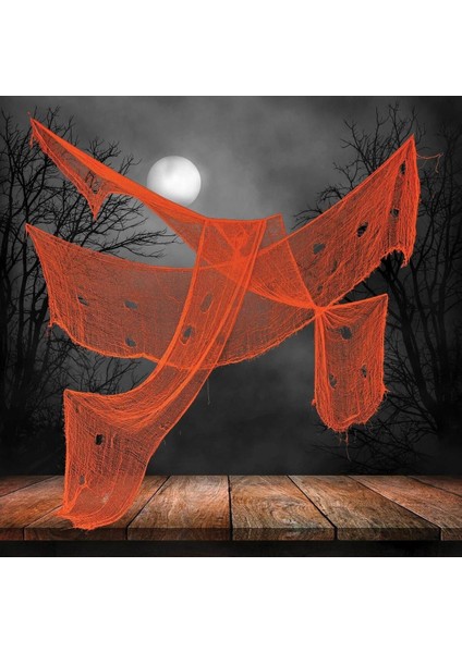 Turuncu Renkli Dekoratif Perde 72X190 Cm, Şık ve Modern Tasarım