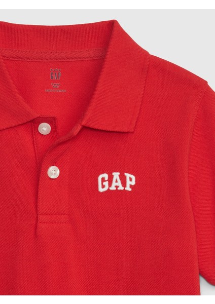 Erkek Bebek Kırmızı Gap Logo Polo Yaka T-Shirt fiyatları
