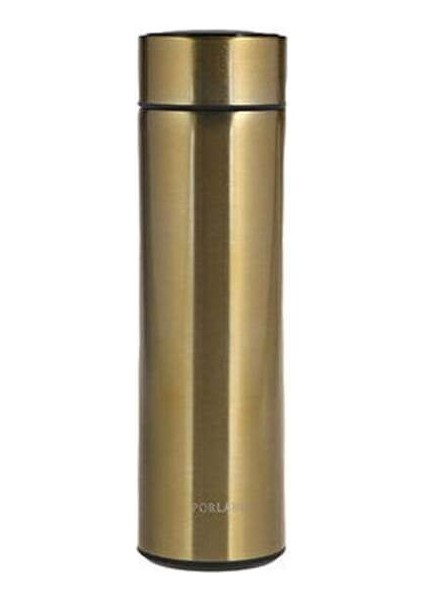 Çok Renkli 500 cc Altın Termos, Şık Seyahat Termosu