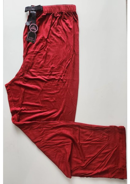 Bambu Likralı Ring Viskon Battal Beden Pijama Altı 6020