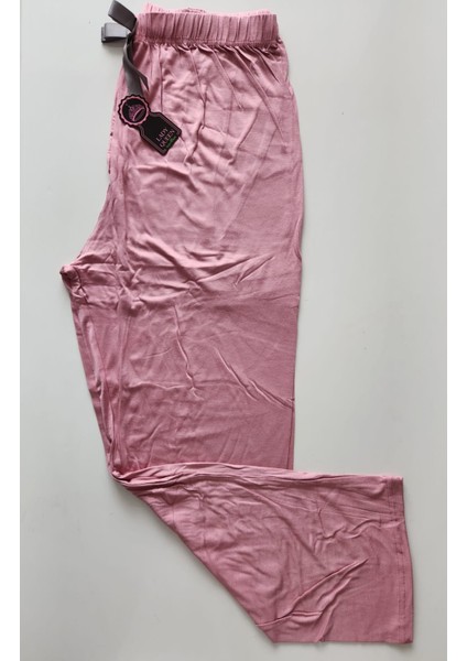 Bambu Likralı Ring Viskon Battal Beden Pijama Altı 6020