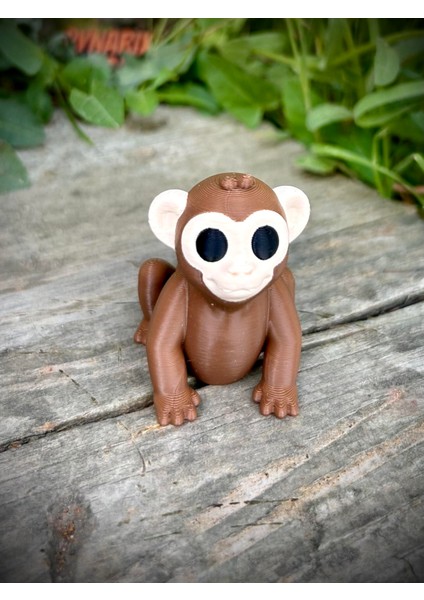 Maymun Oyuncak Zıpzıp – Muz Peşinde Durmayan Akrobat!🐵🌴🍌🐒 - 3D Hareketli Organik Model - Orta Boy fiyatları