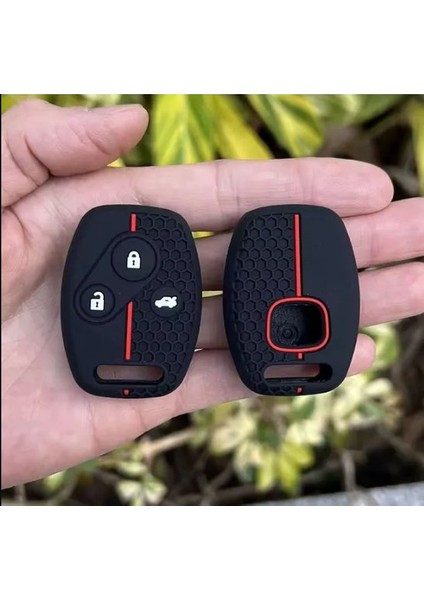 Honda Civic Fd6 Crv Accord Uyumlu 3 Tuşlu Silikon Anahtar Koruma Kılıfı 3.resime Bakınız fiyatları