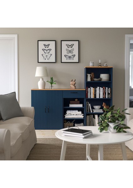 Dolap Kombinasyonu, Mavi-Siyah, 180X140 cm modelleri