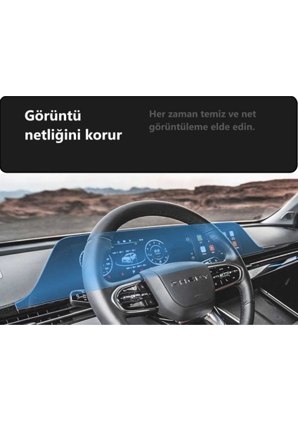 Chery Omoda 5 Ekran Koruyucu Şeffaf Nano fiyatları